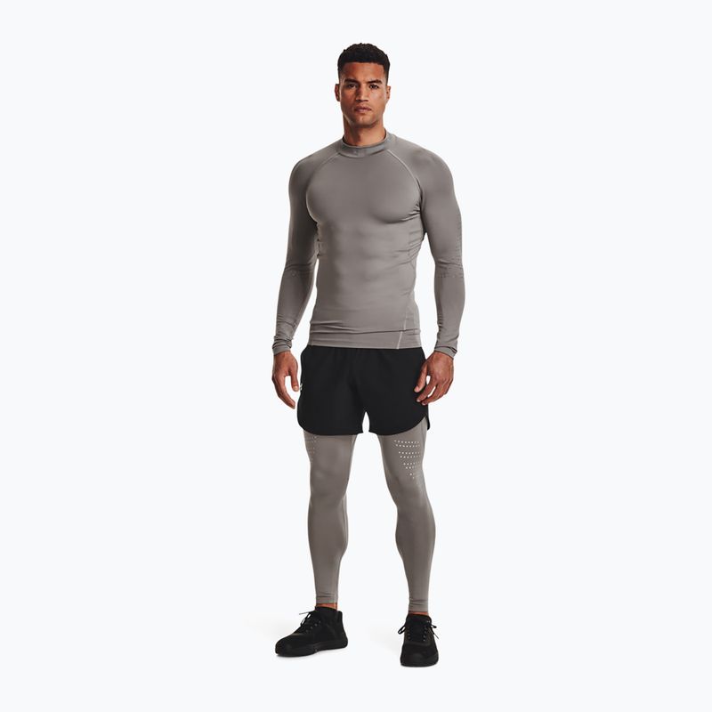 Under Armour pánské tričko s dlouhým rukávem Ua Cg Armour Novelty Mock grey 1373828-294 2