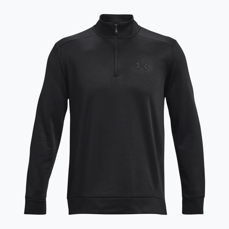 Under Armour Armour Fleece 1/4 Zip pánská tréninková mikina černá 1373358-001 2