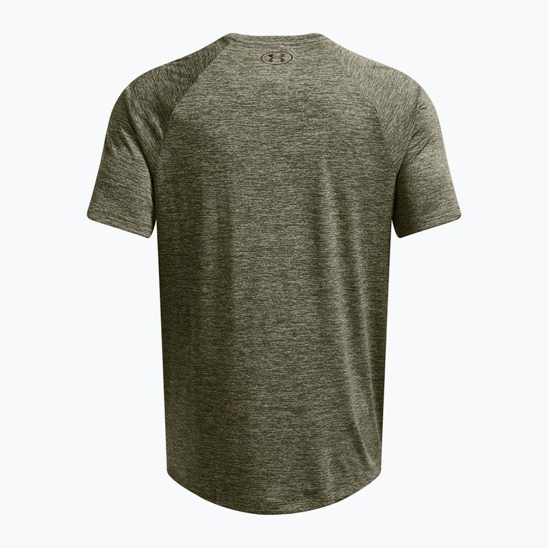 Pánská tréninková tričko Under Armour Tech 2.0 marine od green/black 2