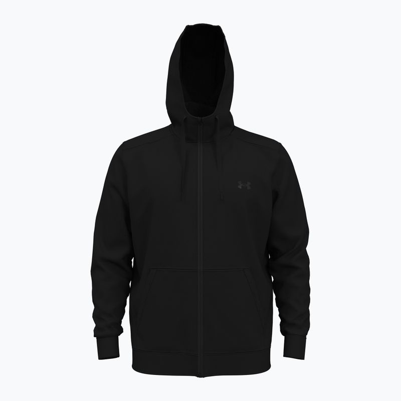 Pánská mikina Under Armour Fleece FZ Hoodie black/black 7