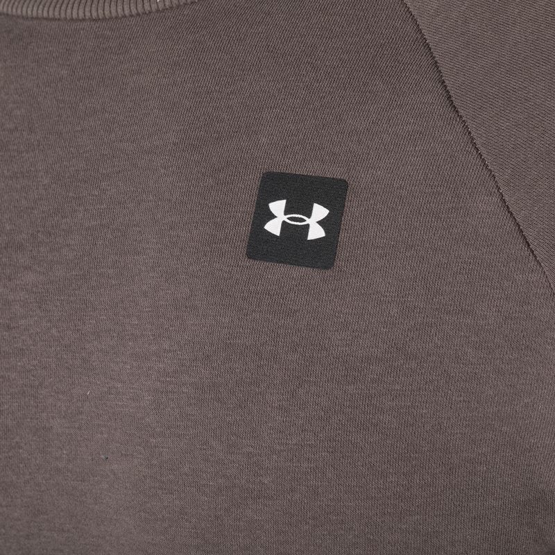 Pánská mikina Under Armour Rival Fleece Crew brown 7