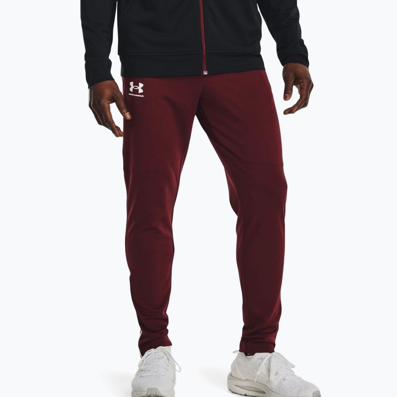 Under Armour pánské tepláky Ua Pique Track 690 červené 1366203-690