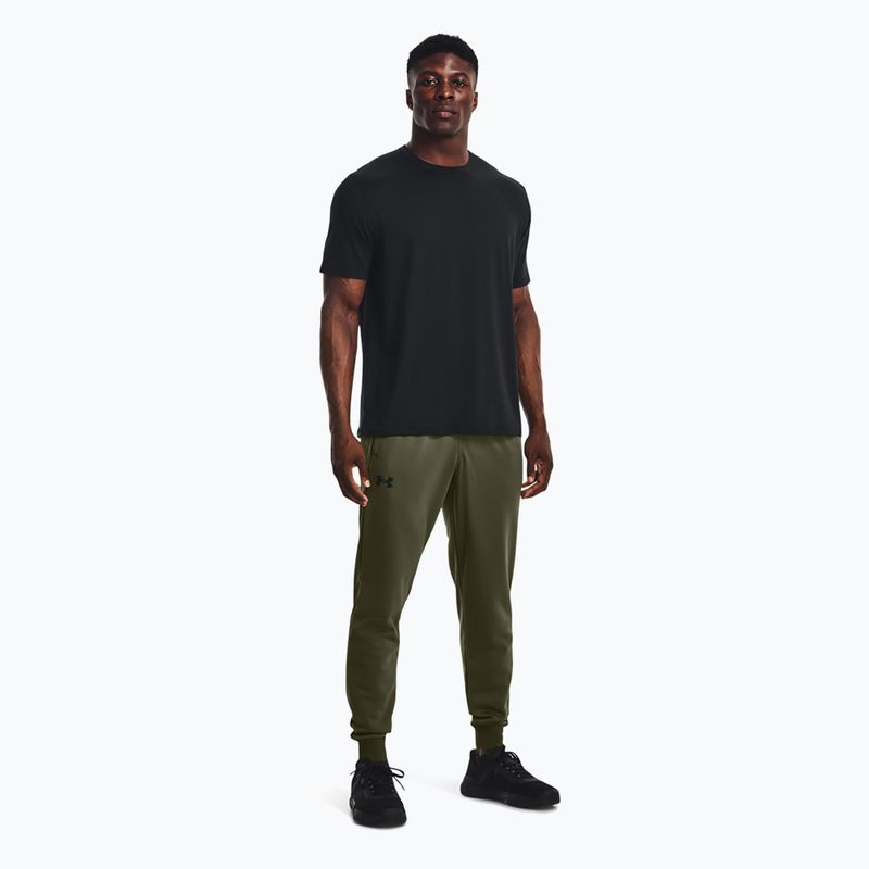 Under Armour pánské tréninkové kalhoty Armour Fleece Joggers green 1373362 2