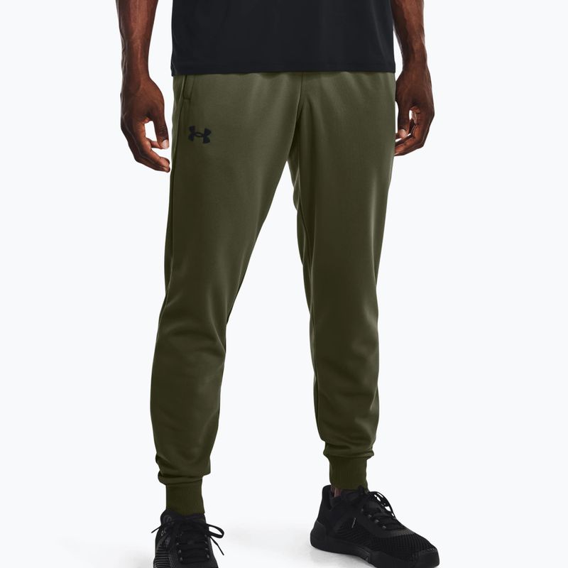 Under Armour pánské tréninkové kalhoty Armour Fleece Joggers green 1373362 8