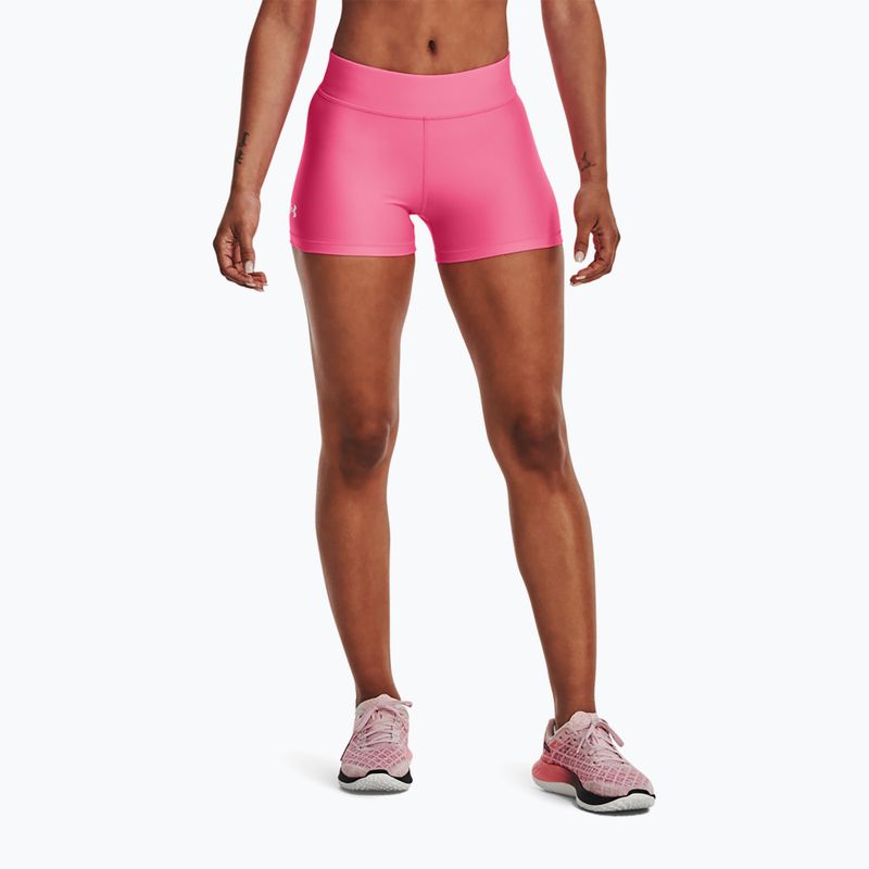 Under Armour Armour Mid Rise dámské tréninkové šortky růžové 1360925