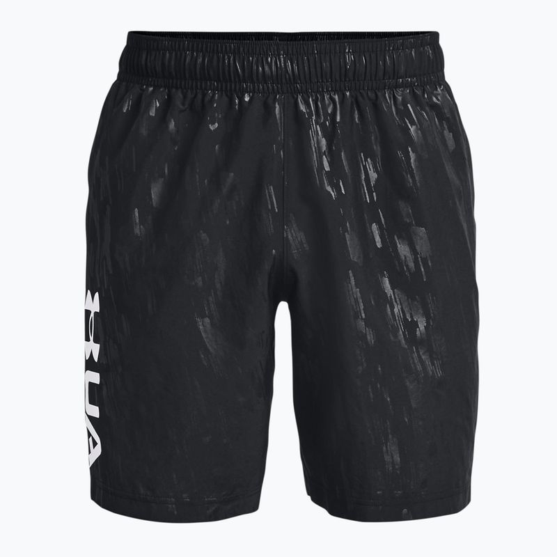 Under Armour pánské tréninkové šortky UA Woven Emboss černé 1361432-003