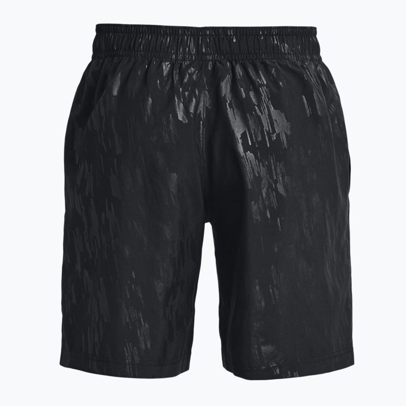 Under Armour pánské tréninkové šortky UA Woven Emboss černé 1361432-003 2