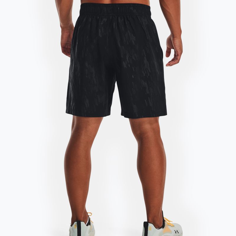 Under Armour pánské tréninkové šortky UA Woven Emboss černé 1361432-003 4