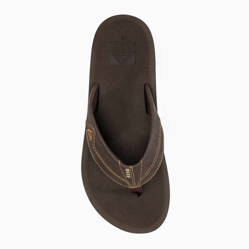 Pánské žabky REEF Cushion Dawn brown 5
