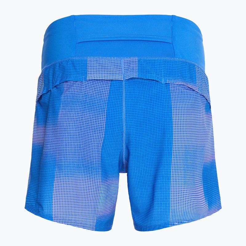 Dámské běžecké šortky Brooks Chaser 5" blue altitude print 2