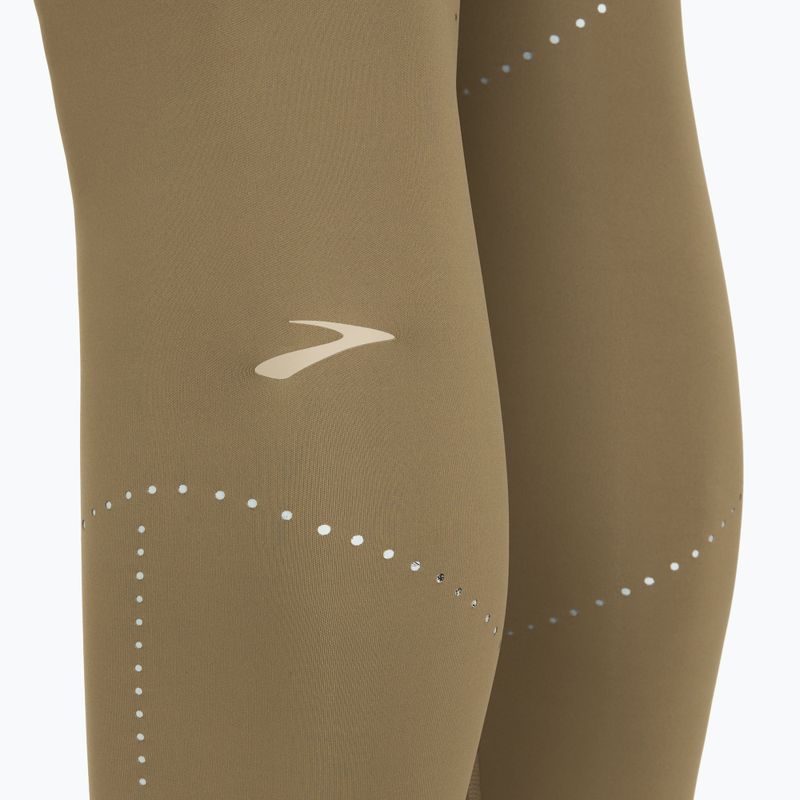 Dámské běžecké legíny Brooks Method 7/8 Tight dark oatmeal 3