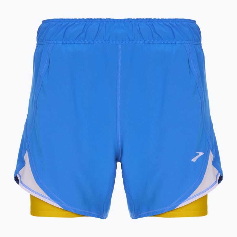 Dámské běžecké šortky Brooks Chaser 5" 2-In-1 bluetiful/golden hour