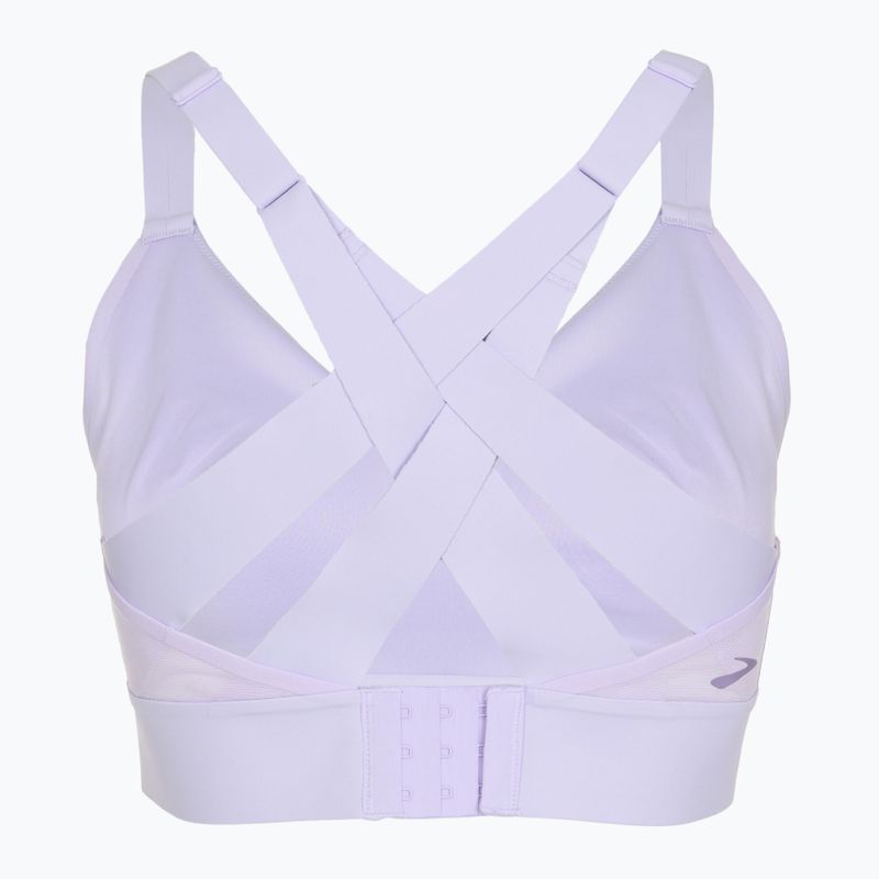Sportovní podprsenka Brooks Interlace violet dash training bra 2