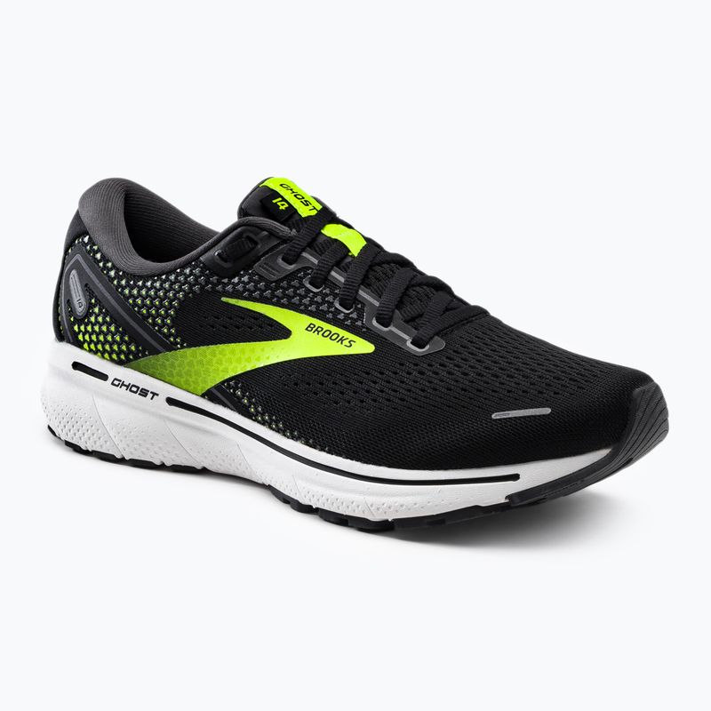 Pánská běžecká obuv BROOKS Ghost 14 black-green 1103691D047