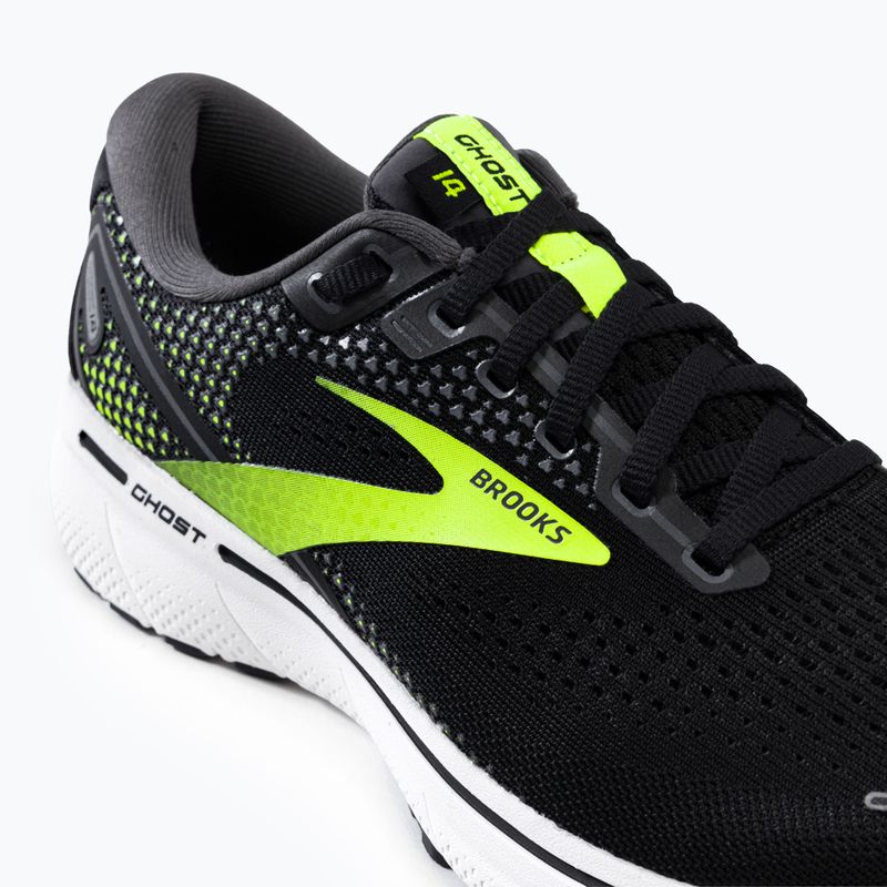 Pánská běžecká obuv BROOKS Ghost 14 black-green 1103691D047 8