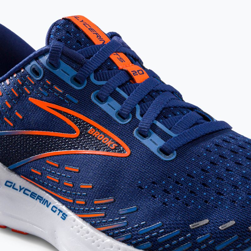 Pánská běžecká obuv BROOKS Glycerin GTS 20 navy blue 1103831D444 8