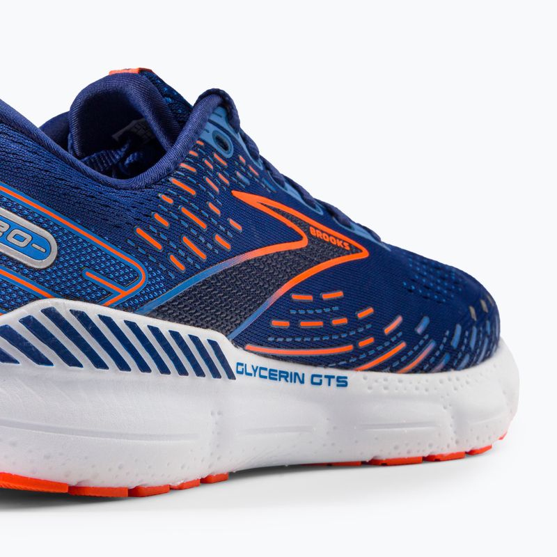 Pánská běžecká obuv BROOKS Glycerin GTS 20 navy blue 1103831D444 9