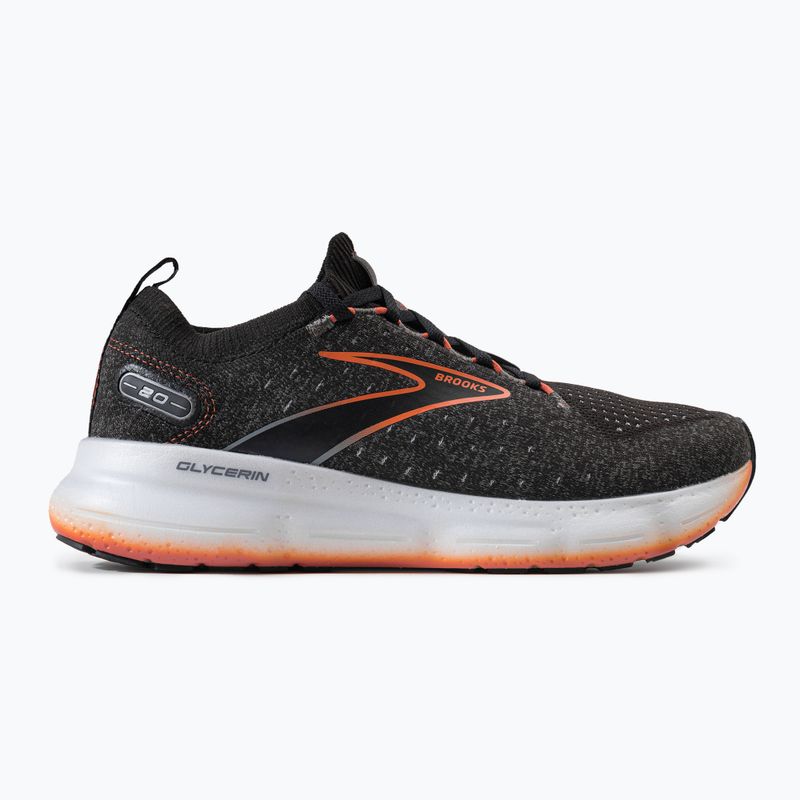 Pánská běžecká obuv BROOKS Glycerin StealthFit 20 black/red 1103841D003 2