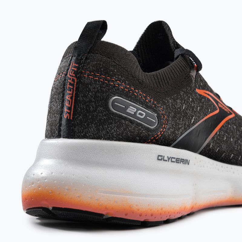 Pánská běžecká obuv BROOKS Glycerin StealthFit 20 black/red 1103841D003 9