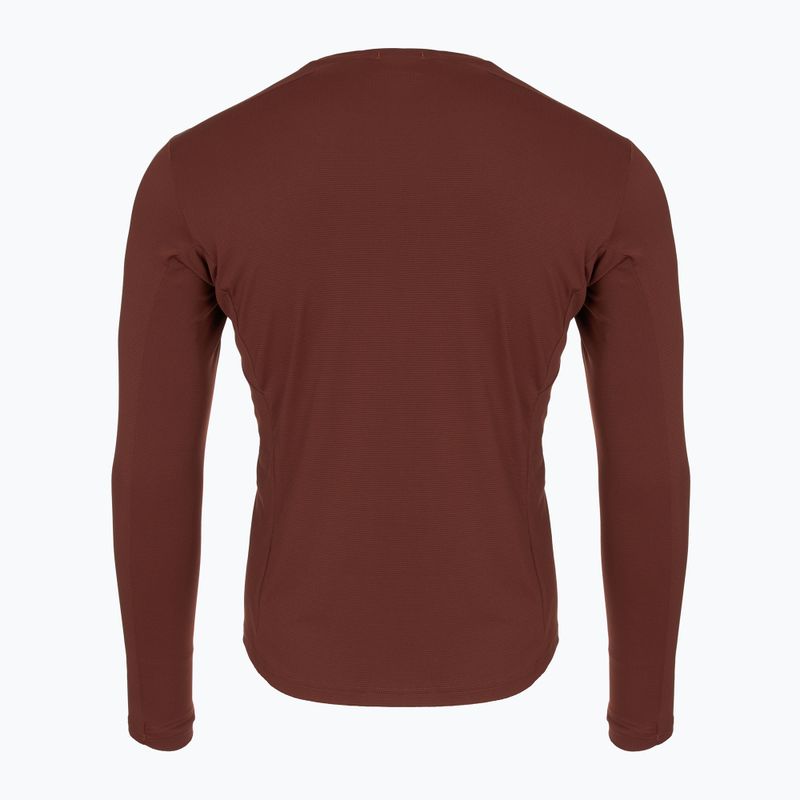Pánské tričko Longsleeve Brooks Atmosphere run raisin  2
