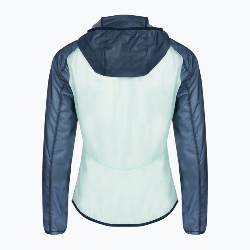 Dámská běžecká bunda Brooks All Altitude ice blue multi 2