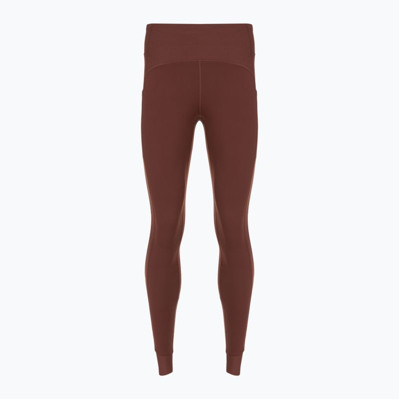 Dámské běžecké legíny Brooks Momentum Thermal Tight raisin