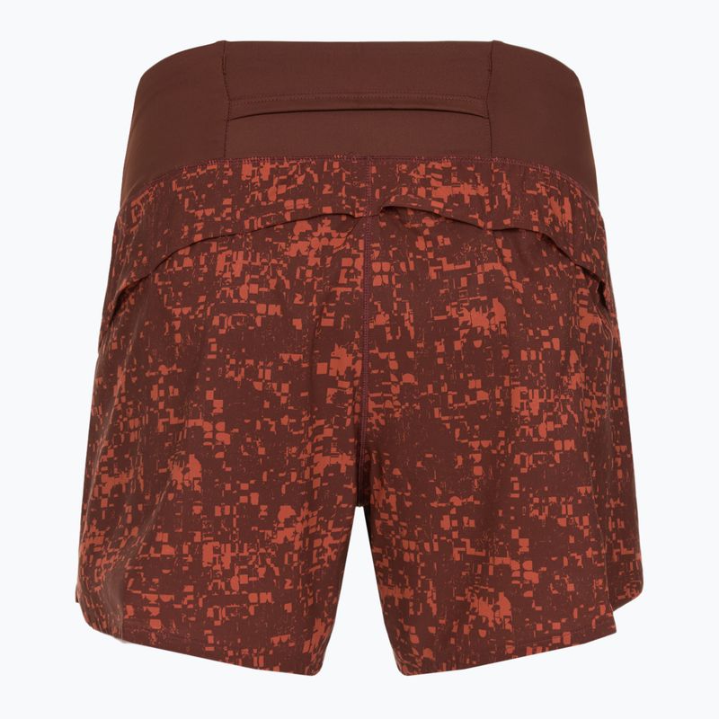 Dámské běžecké šortky Brooks Chaser 5" s potiskem raisin glitch 2