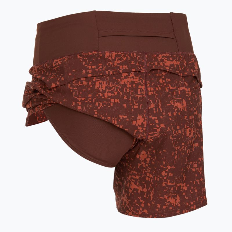 Dámské běžecké šortky Brooks Chaser 5" s potiskem raisin glitch 4