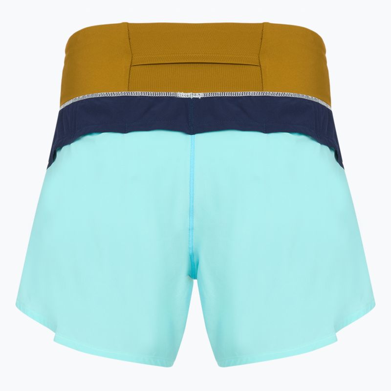 Dámské běžecké šortky Brooks Chaser 5" ice blue multi 2