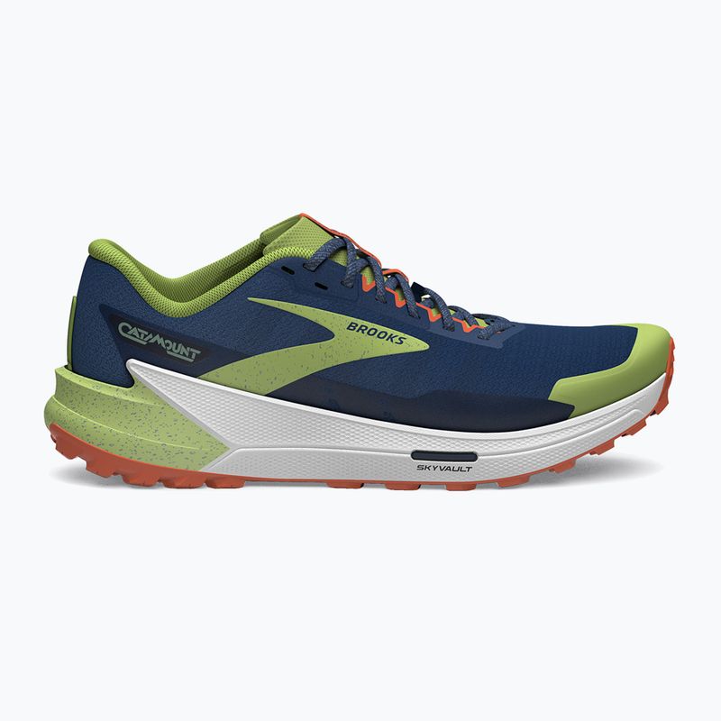 Pánské běžecké boty  Brooks Catamount 2 navy/firecracker/sharp green 9