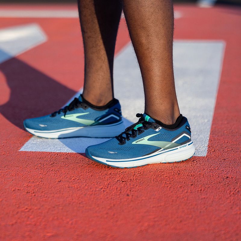Brooks Ghost 15 pánské běžecké boty morrocan blue/black/spring bud 17