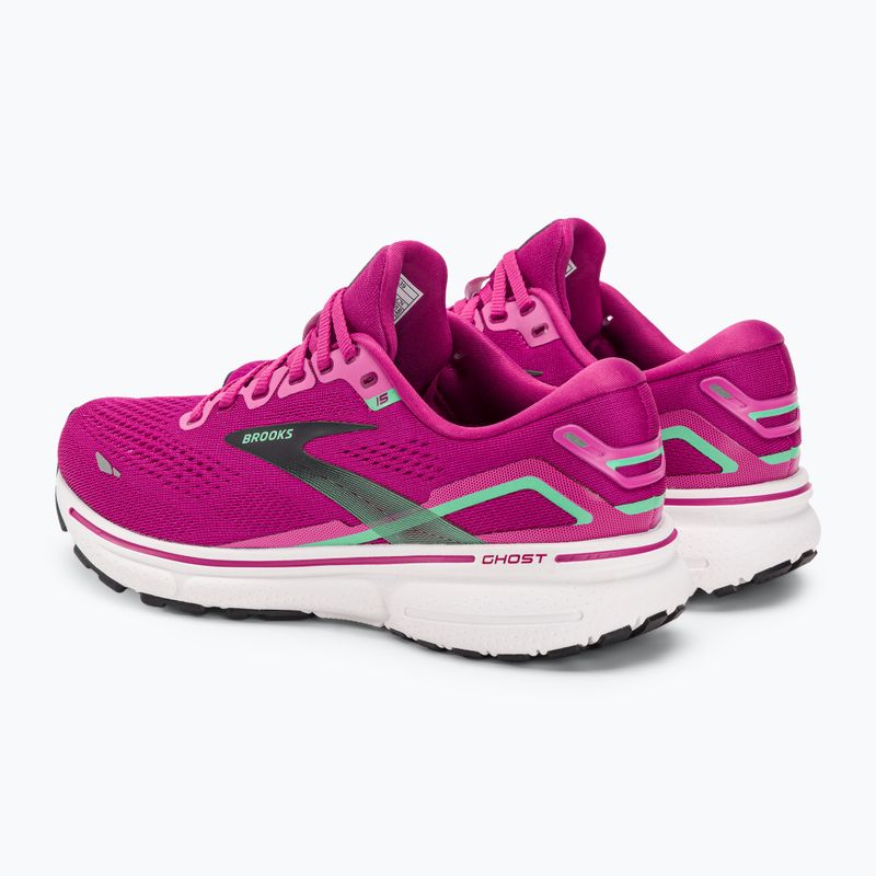 Brooks Ghost 15 dámské běžecké boty pink/festival fuchsia/black 3