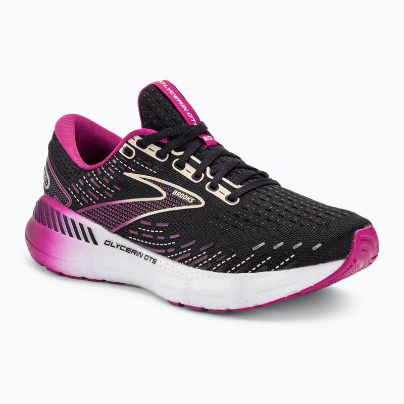 Dámské běžecké boty Brooks Glycerin GTS 20 black/fuchsia/linen