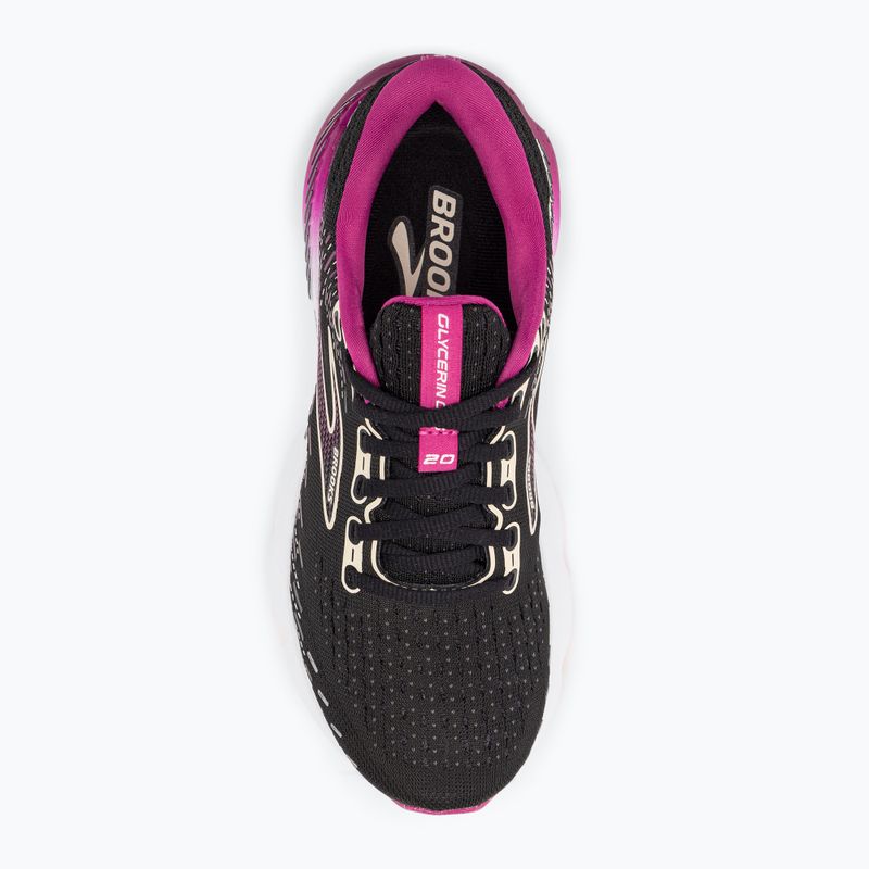 Dámské běžecké boty Brooks Glycerin GTS 20 black/fuchsia/linen 8