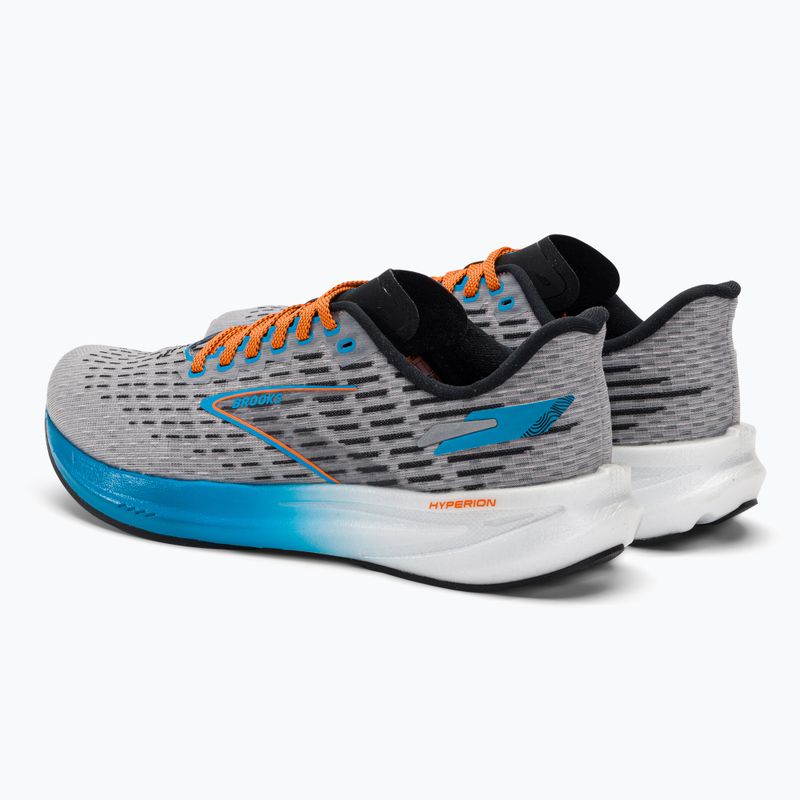 Pánské běžecké boty Brooks Hyperion grey/atomic blue/scarlet 3