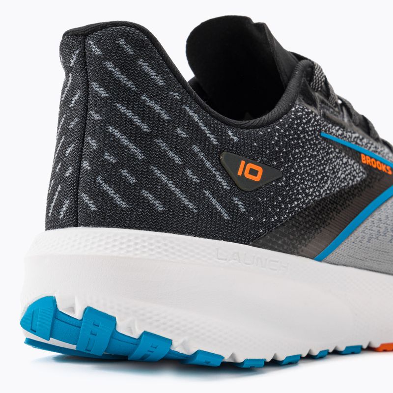 Pánské běžecké boty Brooks Launch 10 black/atomic blue/scarlet ibis 10