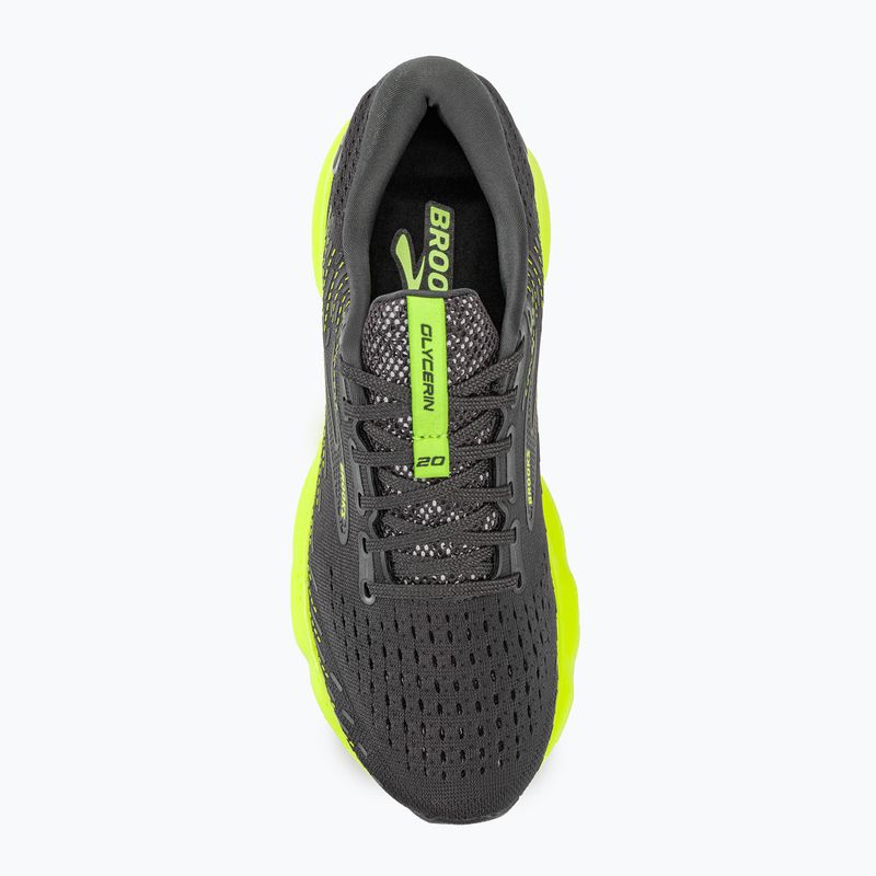 Pánské běžecké boty  Brooks Glycerin 20 black/blackened pear/white 5