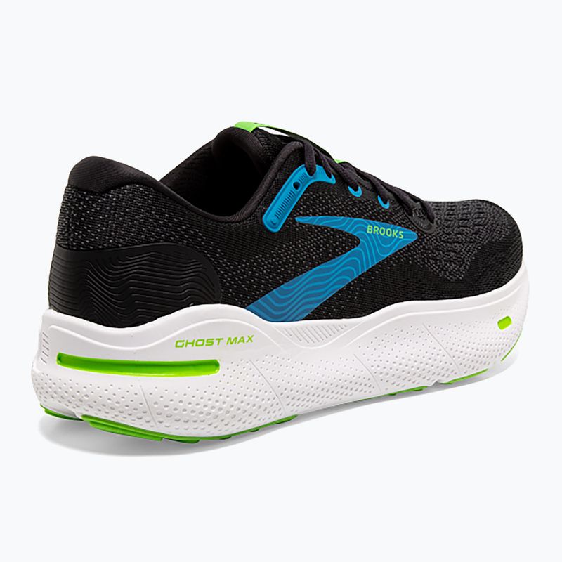Pánské běžecké boty   Brooks Ghost Max black/atomic blue/jasmine 10