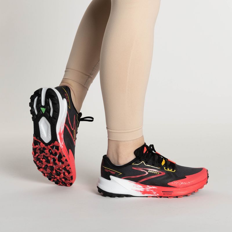 Dámské běžecké boty   Brooks Catamount 3 black/diva pink/lemon chrome 2