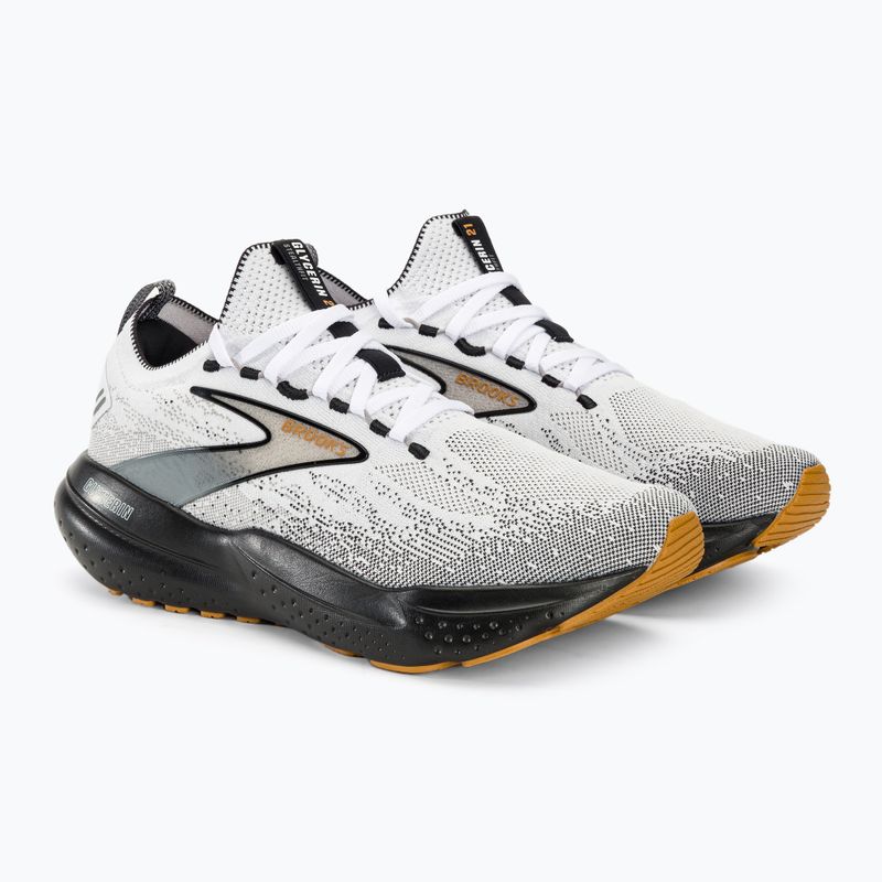 Pánské běžecké boty   Brooks Glycerin StealthFit 21 white/grey/black 5