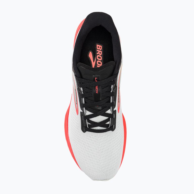 Pánské běžecké boty  Brooks Launch 10 white/black/fiery coral 5
