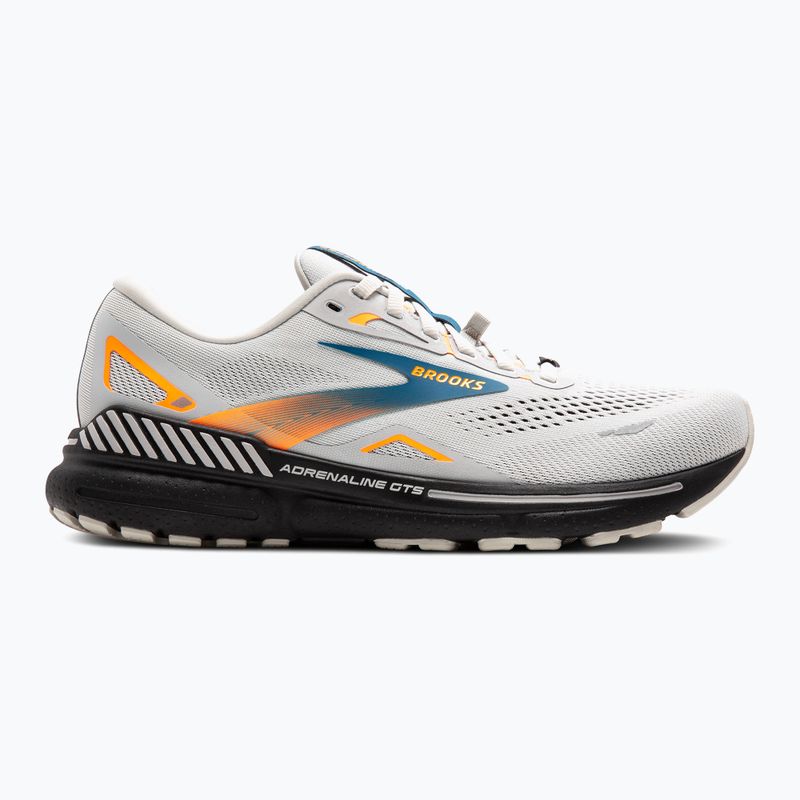 Brooks Adrenaline GTS 23 GTX pánské běžecké boty oyster mushroom/orange/blue 9