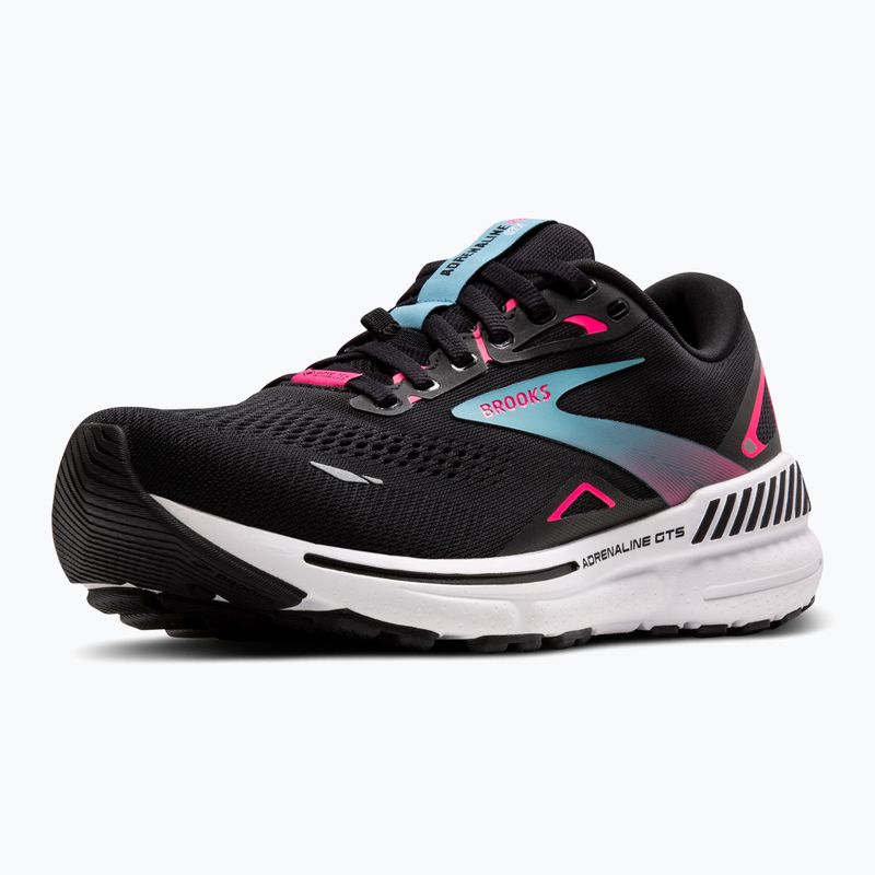 Dámské běžecké boty Brooks Adrenaline GTS 23 GTX black/knockout pink/aqua 12