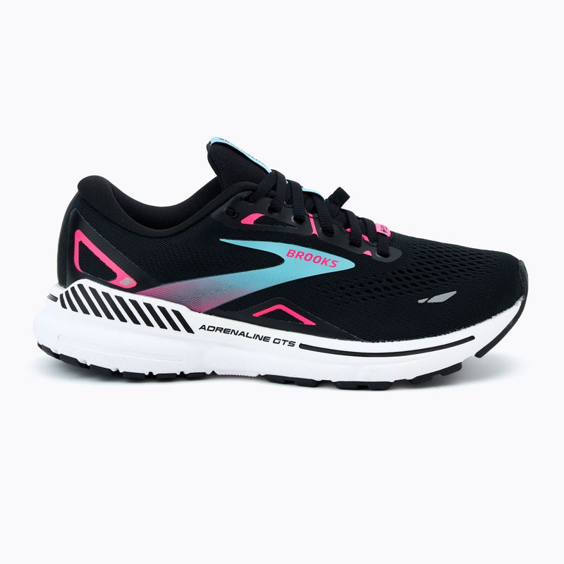 Dámské běžecké boty Brooks Adrenaline GTS 23 GTX black/knockout pink/aqua 2