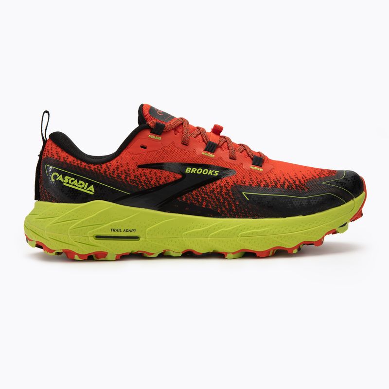 Pánské běžecké boty Brooks Cascadia 18 blue cherry tomato/lime/black 2