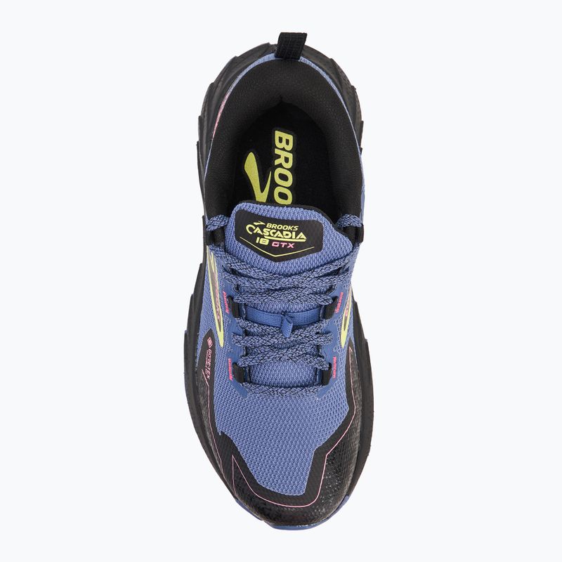 Dámské běžecké boty Brooks Cascadia 18 GTX grey blue/black/pink 5