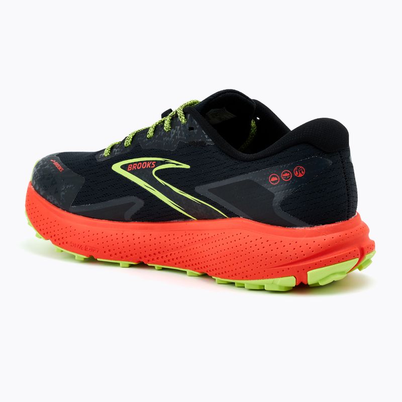 Brooks Divide 5 GTX pánské běžecké boty black/cherry/lime 3