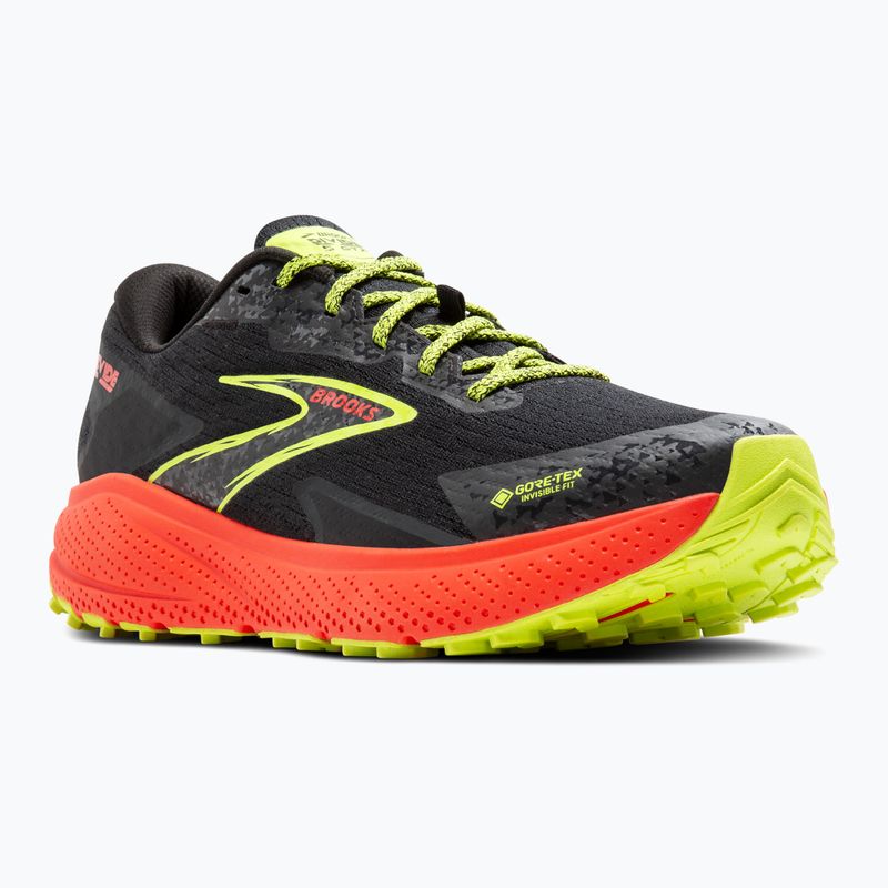 Brooks Divide 5 GTX pánské běžecké boty black/cherry/lime 8