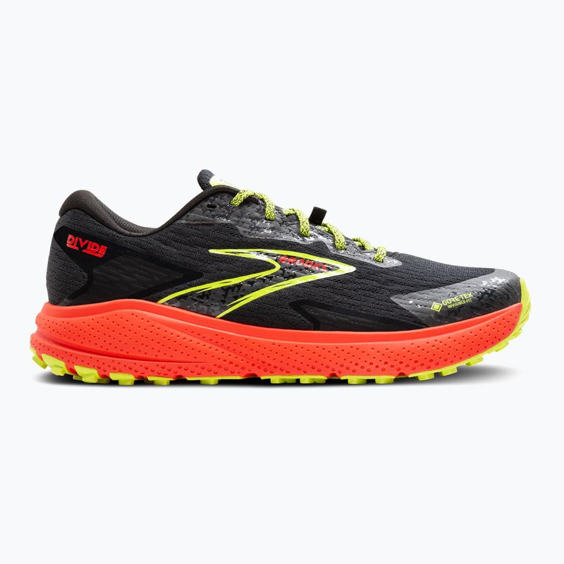 Brooks Divide 5 GTX pánské běžecké boty black/cherry/lime 9