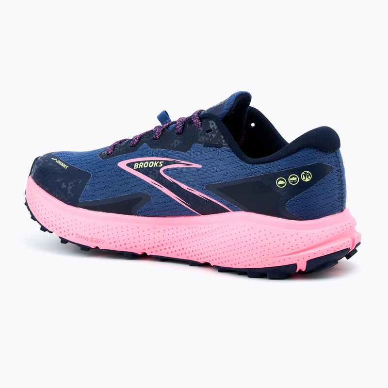 Brooks Divide 5 GTX dámské běžecké boty grey blue/pink/lime 3